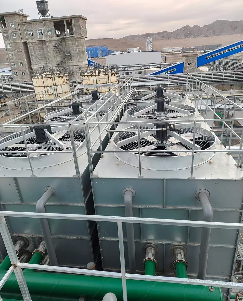 Operational multi-cell galvanized cooling tower project