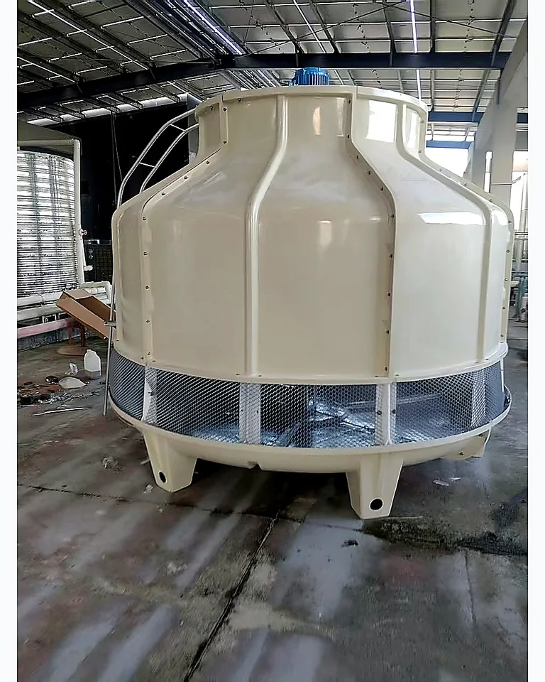 Round cooling tower factory inspection