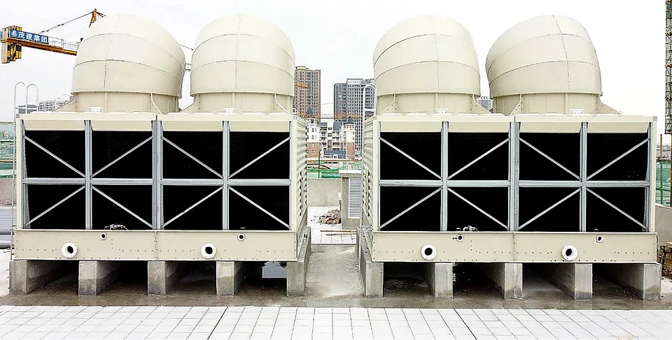 Multi-cell round cooling tower project