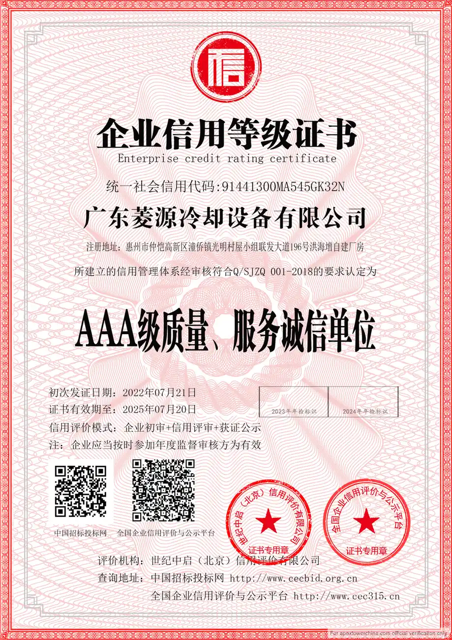 Guangdong Lingyuan AAA Quality and Service Integrity Record