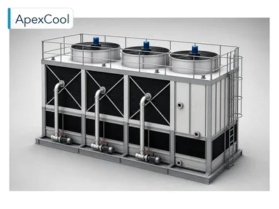 SNC closed circuit crossflow cooling tower