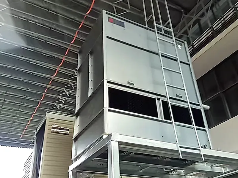 Cooling tower modules during assembly at the partner factory (4)