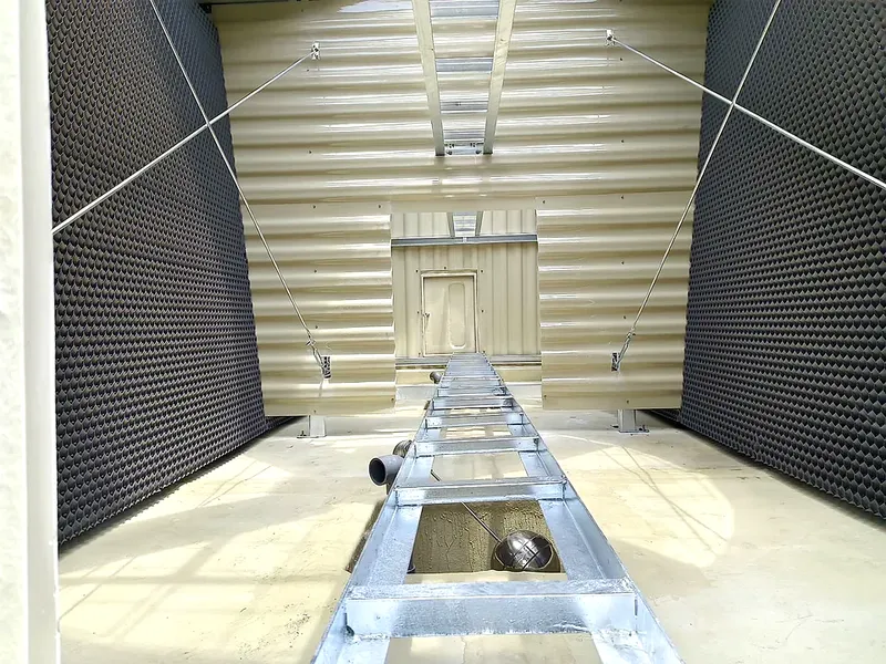 Cooling tower internals: fill, water distribution and fan assembly (1)