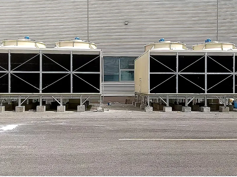 Finished cooling tower units ready for final inspection (2)