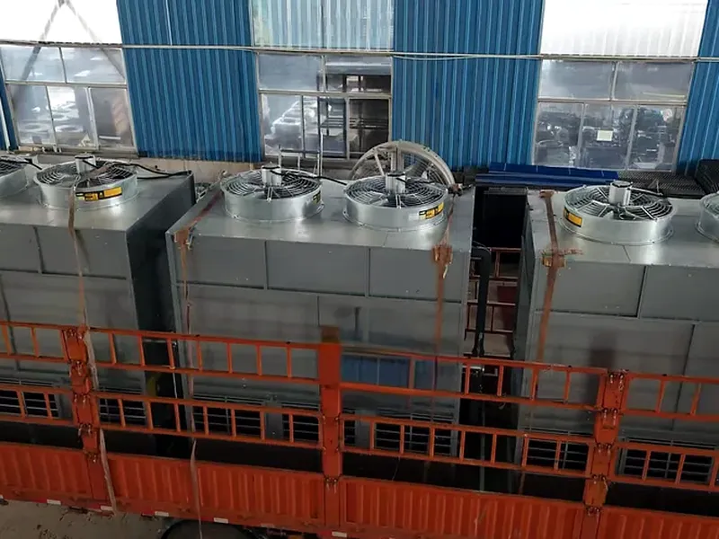 Cooling tower units packed and loaded for shipment (4)