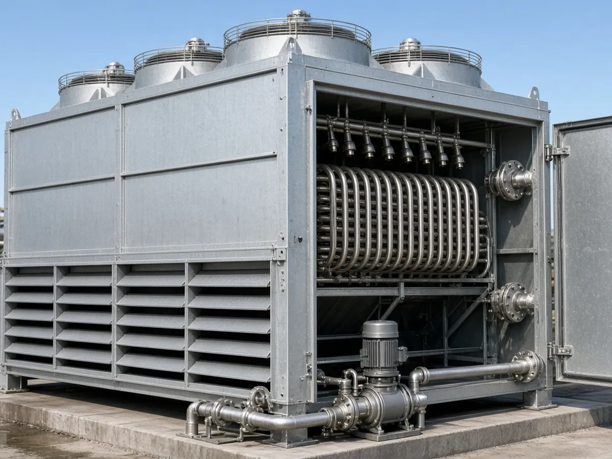 SCC closed circuit counterflow cooling tower