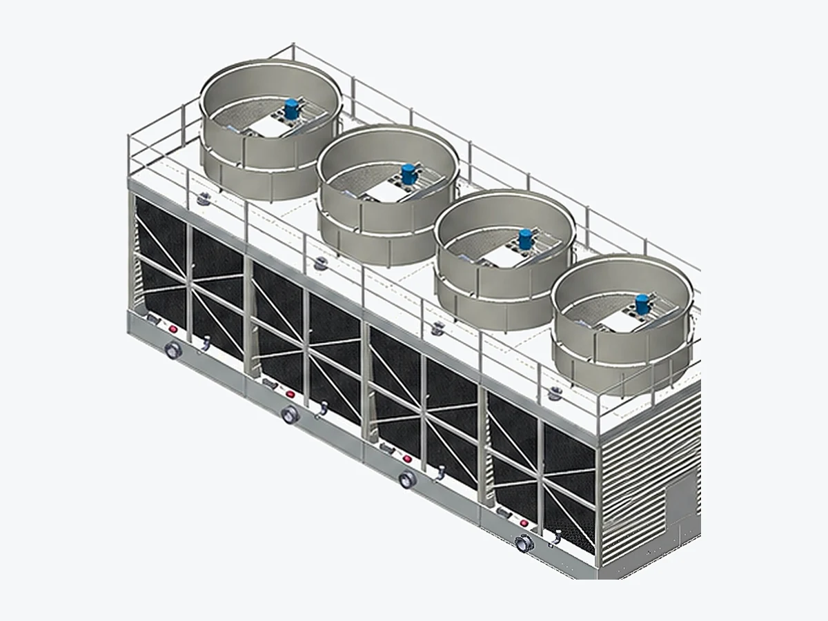 SRN crossflow open cooling tower Type II module