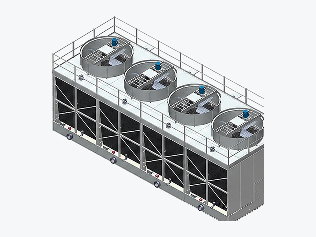 SRN crossflow open galvanized steel cooling tower